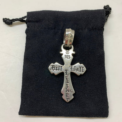 【中古品】【メンズ】 BILL WALL LEATHER ビルウォールレザー 2005 CROSS PENDANT LARGE クロス ペンダントトップ 192-241128-me-06-min カラー：シルバー 万代Net店