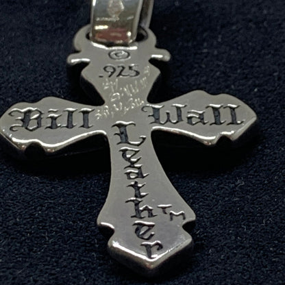 【中古品】【メンズ】 BILL WALL LEATHER ビルウォールレザー 2005 CROSS PENDANT LARGE クロス ペンダントトップ 192-241128-me-06-min カラー：シルバー 万代Net店