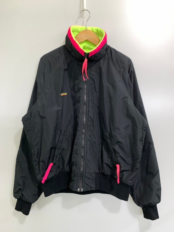 【中古品】【メンズ】 Columbia コロンビア 80's ZIP UP JACKET 80年代 ジップアップジャケット アウター 146-241129-yn-32-min サイズ：1 カラー：ブラック 万代Net店