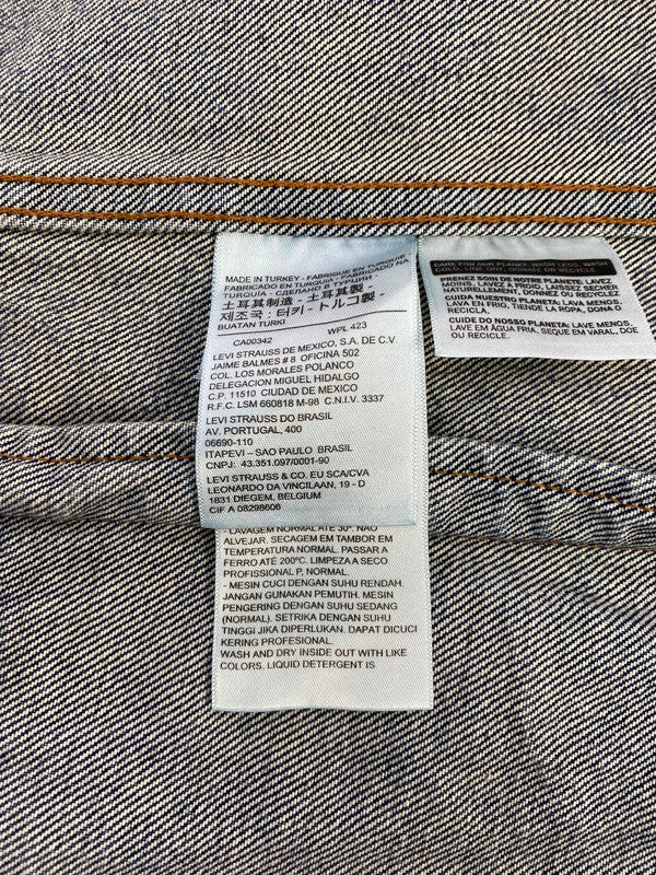 【中古品】【レディース】 Levi's リーバイス DENIM JACKET MADE&CRAFTED 67485 メイド アンド クラフテッド デニム ジャケット レディース アウター 169-260322-em-38-min サイズ：S カラー：インディゴブルー 万代Net店