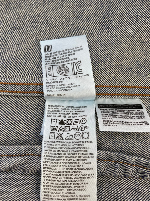 【中古品】【レディース】 Levi's リーバイス DENIM JACKET MADE&CRAFTED 67485 メイド アンド クラフテッド デニム ジャケット レディース アウター 169-260322-em-38-min サイズ：S カラー：インディゴブルー 万代Net店