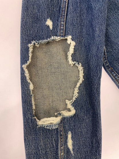【中古品】【レディース】 Levi's リーバイス DENIM JACKET MADE&CRAFTED 67485 メイド アンド クラフテッド デニム ジャケット レディース アウター 169-260322-em-38-min サイズ：S カラー：インディゴブルー 万代Net店