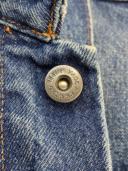 【中古品】【レディース】 Levi's リーバイス DENIM JACKET MADE&CRAFTED 67485 メイド アンド クラフテッド デニム ジャケット レディース アウター 169-260322-em-38-min サイズ：S カラー：インディゴブルー 万代Net店