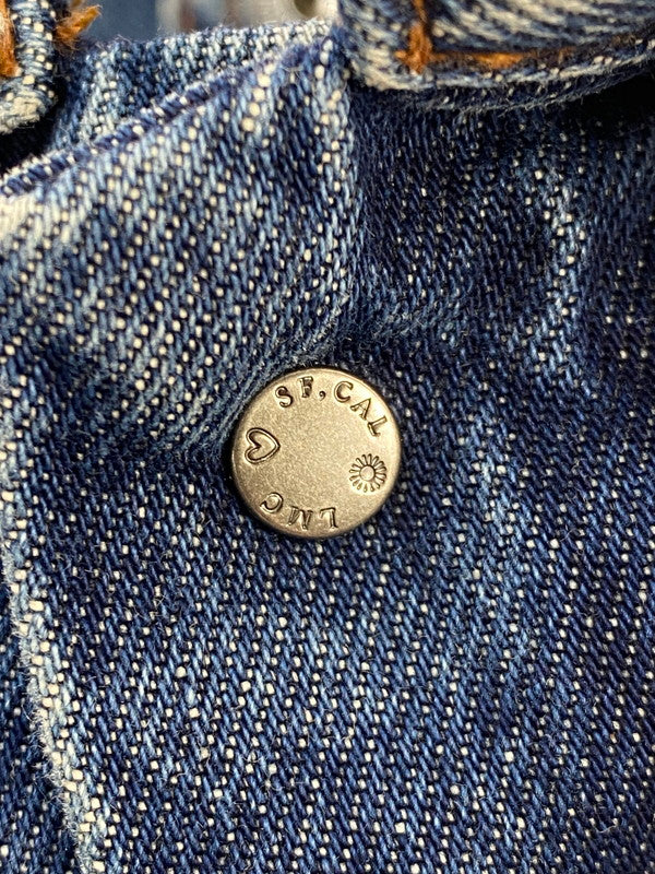 【中古品】【レディース】 Levi's リーバイス DENIM JACKET MADE&CRAFTED 67485 メイド アンド クラフテッド デニム ジャケット レディース アウター 169-260322-em-38-min サイズ：S カラー：インディゴブルー 万代Net店