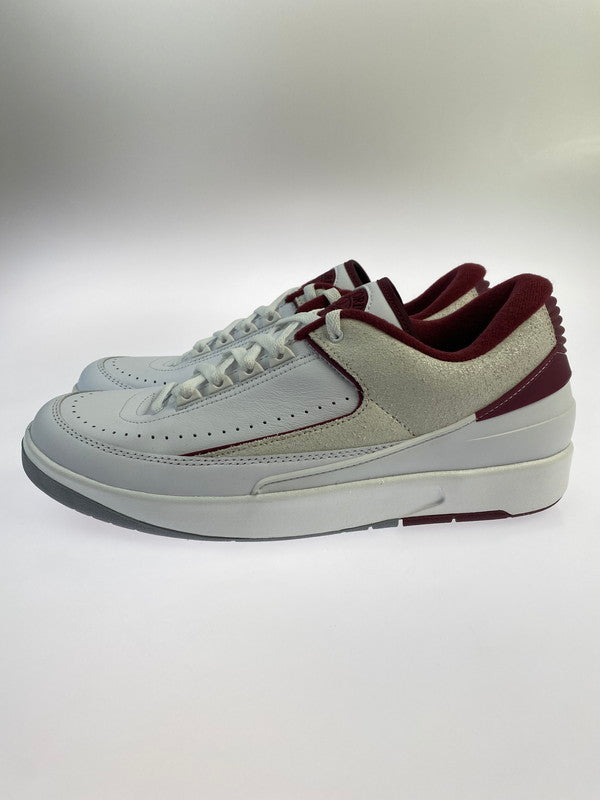 【中古美品】【メンズ】 NIKE ナイキ AIR JORDAN 2 RETRO LOWCHERRYWOOD DV9956-103 エアージョーダン２ レトロ ロー チェリーウッド スニーカー 靴 160-241128-jt-06-min サイズ：US 11.5 29.5cm カラー：ホワイト/チェリーウッド RED 万代Net店