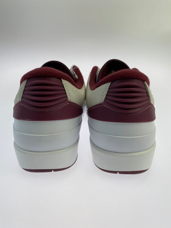 【中古美品】【メンズ】 NIKE ナイキ AIR JORDAN 2 RETRO LOWCHERRYWOOD DV9956-103 エアージョーダン２ レトロ ロー チェリーウッド スニーカー 靴 160-241128-jt-06-min サイズ：US 11.5 29.5cm カラー：ホワイト/チェリーウッド RED 万代Net店