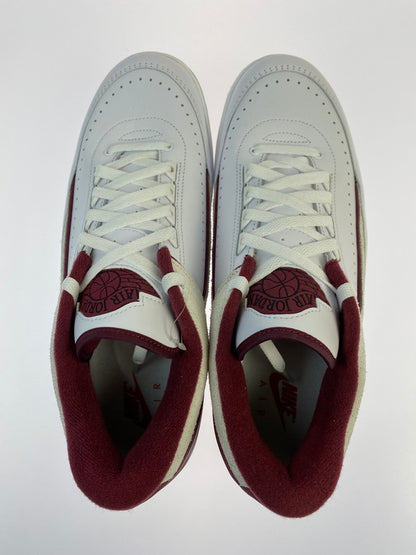 【中古美品】【メンズ】 NIKE ナイキ AIR JORDAN 2 RETRO LOWCHERRYWOOD DV9956-103 エアージョーダン２ レトロ ロー チェリーウッド スニーカー 靴 160-241128-jt-06-min サイズ：US 11.5 29.5cm カラー：ホワイト/チェリーウッド RED 万代Net店