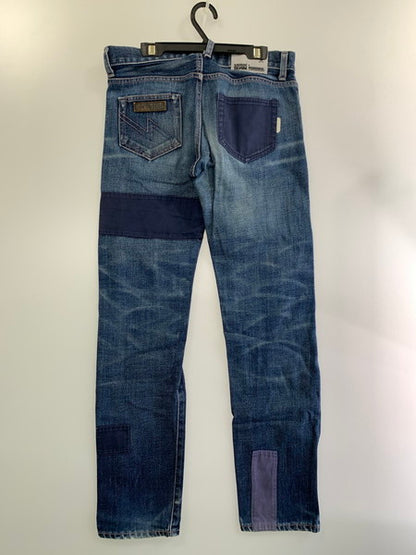 【中古品】【メンズ】 NEIGHBORHOOD ネイバーフッド SAVAGE DENIM PANTS 01SS サベージエージ デニムパンツ デニム メンズボトムス ジーンズ ジーパン 153-241126-em-28-min サイズ：S カラー：インディゴブルー 万代Net店