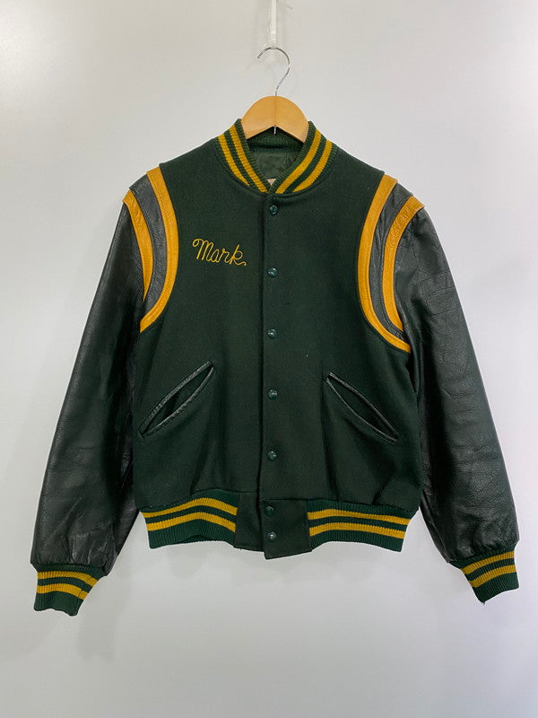 【中古品】【メンズ】  A&B SPORTING GOODS 50's STADIUM JACKET スタジアムジャケット アウター 146-241202-yn-14-min サイズ：38 カラー：ダークグリーン 万代Net店