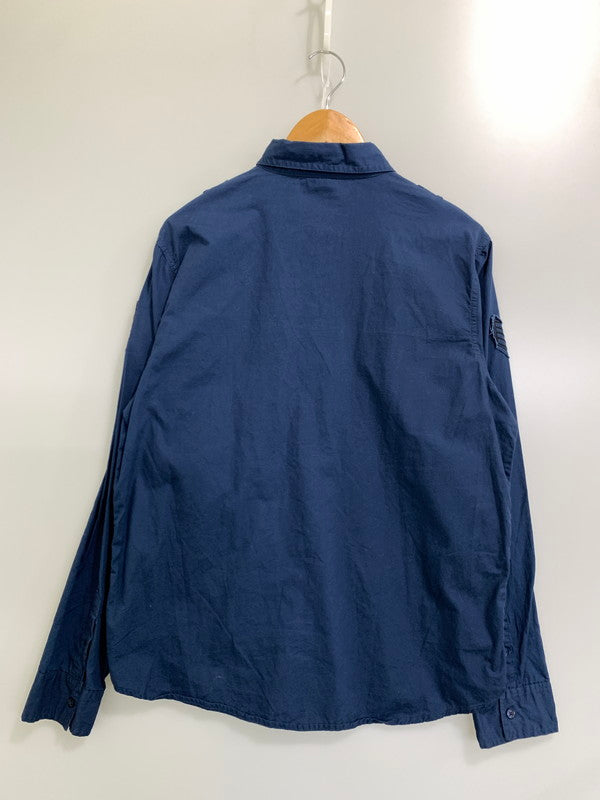 【中古品】【メンズ】 MMA ELITE L/S SHIRT ロングスリーブシャツ 長袖シャツ トップス 146-241129-yn-34-min サイズ：L カラー：ネイビー 万代Net店