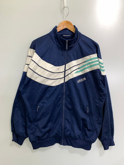 【中古品】【メンズ】 adidas アディダス 80-90's TRACK JACKET トラックジャケト ジャージ アウター 146-241129-yn-23-min カラー：ネイビー 万代Net店