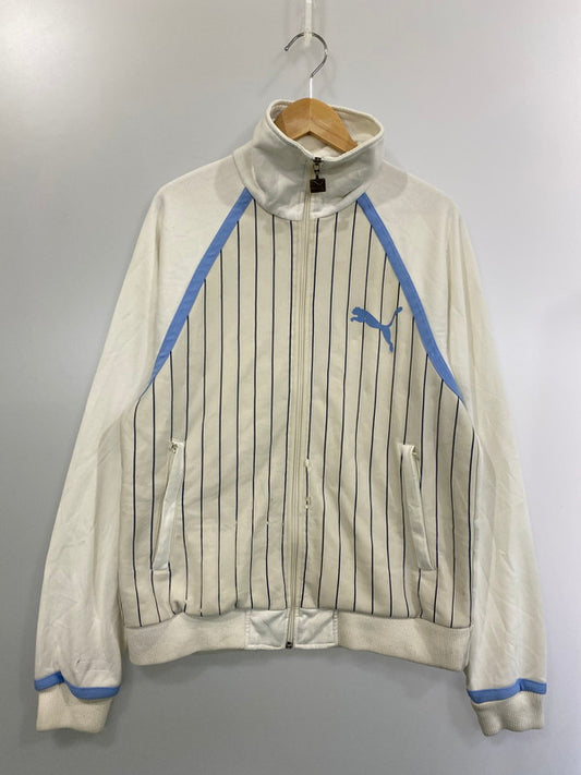 【中古品】【メンズ】 PUMA プーマ TRACK JACKET トラックジャケット アウター 146-241202-yn-19-min サイズ：L カラー：ホワイト 万代Net店