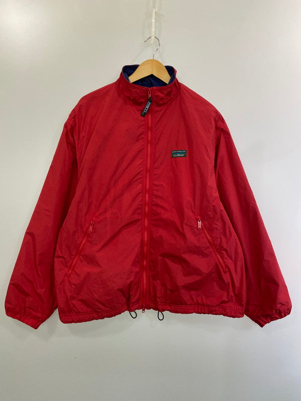 【中古品】【メンズ】 L.L.Bean エルエルビーン LOVELL MICROFLEECE LINED JACKET 3575-4040 ラヴェルマイクロフリースラインドジャケット 裏フリース メンズ アウター 上着 144-241128-em-07-min サイズ：XL カラー：レッド 万代Net店