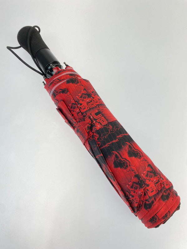 【中古美品】【メンズ/レディース】 SUPREME × SHEDRAIN シュプリーム シェッドレイン WORLD FAMOUS UMBRELLA ワールドフェイマス アンブレラ 折りたたみ傘 149-260420-KS-01-min サイズ：畳んだ状態38×8 カラー：レッド/ブラック 万代Net店