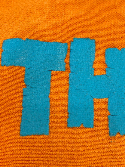 【中古品】【メンズ】 UNITED SPORTS ユナイテッドスポーツ USA製 90S PARODY HOODED SWEATSHIRT プルオーバーパーカー 146-241204-AS-16-min サイズ：M カラー：オレンジ 万代Net店