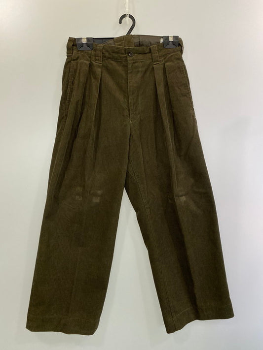 【中古品】 J.S HOMESTEAD CORDUROY PANTS 23-030-470-1310-3-0 ジャーナルスタンダードホームステッド コーデュロイパンツ ボトムス 158-241202-yn-27-min サイズ：S（W30） カラー：オリーブグリーン 万代Net店