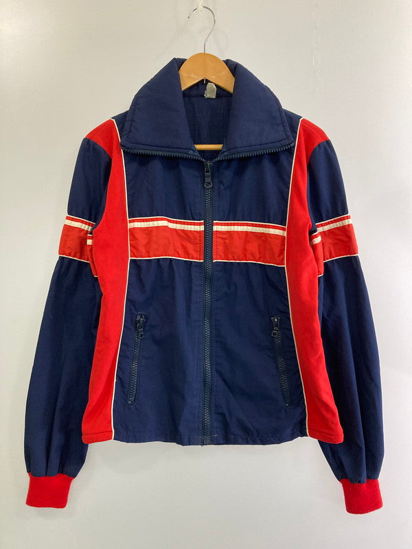 【中古品】【メンズ】  USED TALON＆RIRI ZIPPER TRACK JACKET ユーズド タイロン＆リリ ジッパー トラックジャケット アウター  146-241203-jt-16-min サイズ：52 カラー：ネイビー/レッド 万代Net店