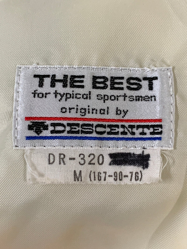 【中古品】【メンズ】 OLD DESCENTE オールド デサント THE BEST 90's NYLON STADIUM JACKET 90年代 ナイロン スタジアムジャケット ライトアウター 146-260617-yn-16-min サイズ：M カラー：ネイビー 万代Net店