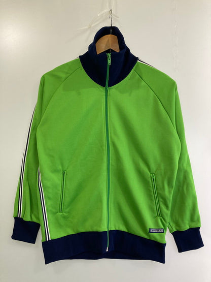 【中古品】【メンズ】  JELENK 旧ASICS 70’S TRACK JACKET ジェレンク 旧アシックス 70年代 トラックジャケット トップス ジャージ 146-241203-jt-14-min サイズ：M カラー：ライムグリーン 万代Net店