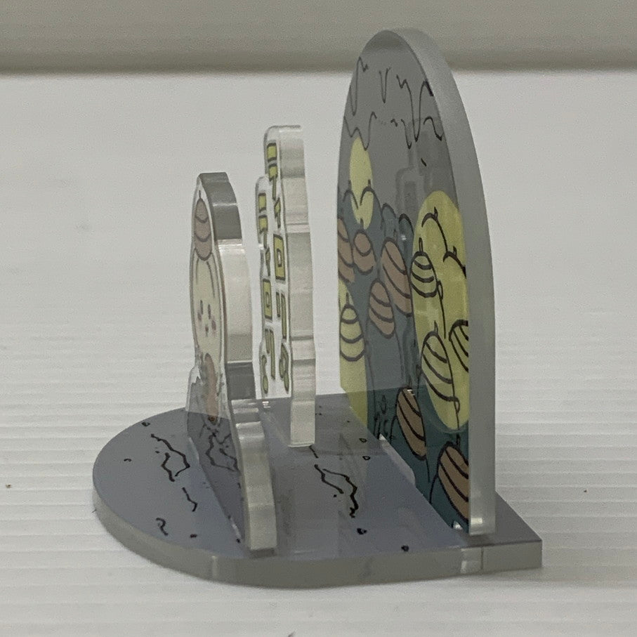 【中古品】 ちいかわ うさぎ どんぐりDJ アクリルスタンド アクリルパネル ちいかわジオラマアクリルスタンド 039-260225-em-13-min 万代Net店