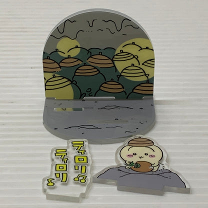 【中古品】 ちいかわ うさぎ どんぐりDJ アクリルスタンド アクリルパネル ちいかわジオラマアクリルスタンド 039-260225-em-13-min 万代Net店