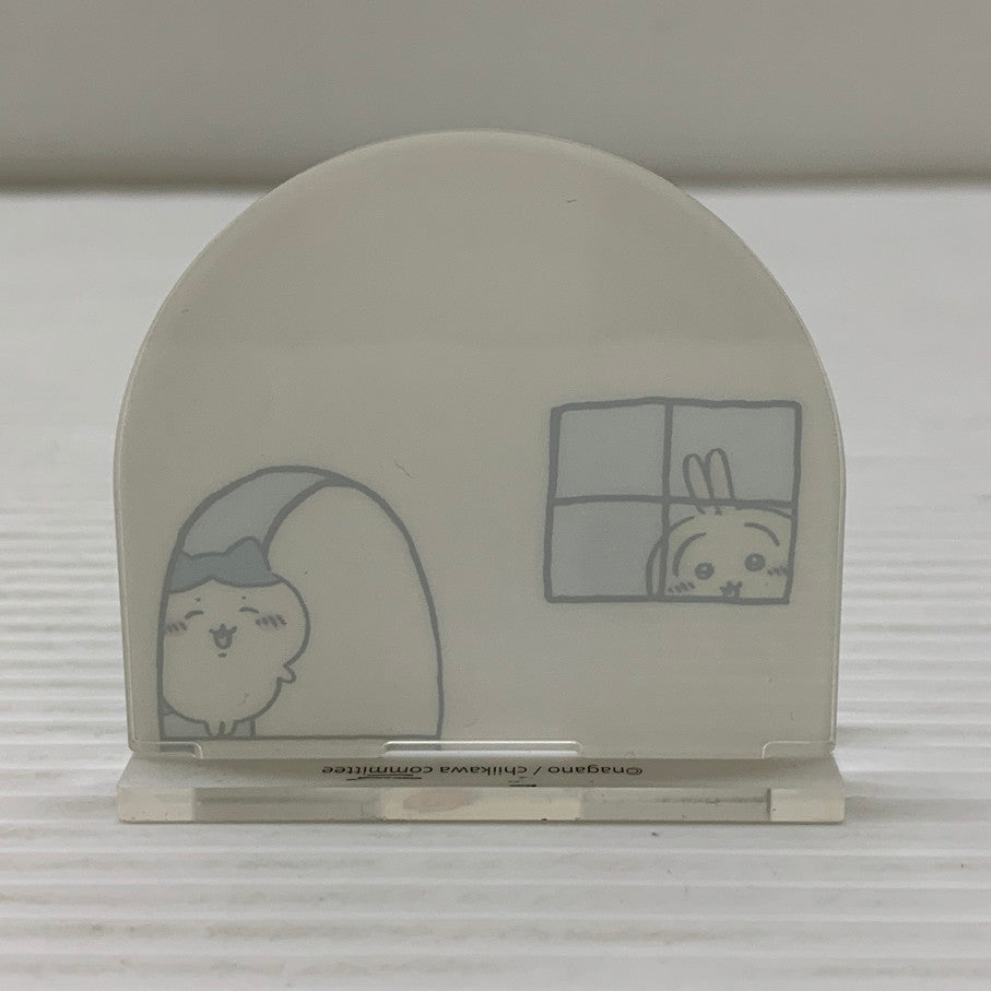 【中古品】 ちいかわ アクリルスタンド アクリルパネル ちいかわの家 ちいかわジオラマアクリルスタンド 039-260225-em-12-min 万代Net店