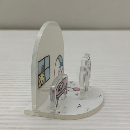 【中古品】 ちいかわ アクリルスタンド アクリルパネル ちいかわの家 ちいかわジオラマアクリルスタンド 039-260225-em-12-min 万代Net店