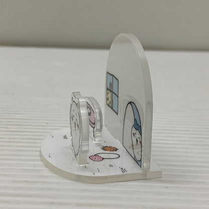 【中古品】 ちいかわ アクリルスタンド アクリルパネル ちいかわの家 ちいかわジオラマアクリルスタンド 039-260225-em-12-min 万代Net店