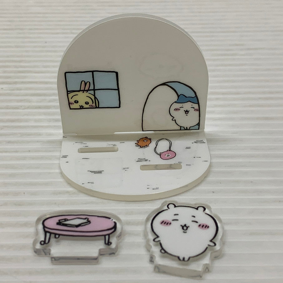 【中古品】 ちいかわ アクリルスタンド アクリルパネル ちいかわの家 ちいかわジオラマアクリルスタンド 039-260225-em-12-min 万代Net店