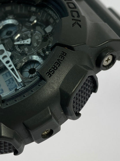 【中古品】【メンズ】 G-SHOCK ジーショック GA-100CF クウォーツ腕時計 196-241204-AS-59-min カラー：ブラック ブラック文字盤 万代Net店