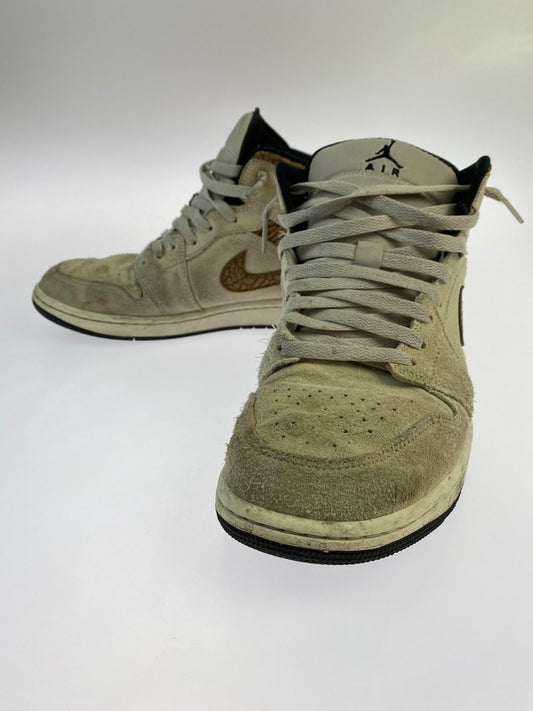 【中古品】【メンズ】 NIKE ナイキ AIR JORDAN 1 MID SE DZ4129-102 エア ジョーダン 1 ミッド スニーカー 靴 160-241204-yn-02-min サイズ：27.5cm US9.5 カラー：LT OREWOOD BRN/METALLIC GOLD 万代Net店