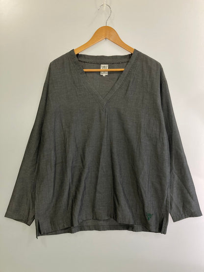 【中古品】【メンズ】 SOUTH2WEST8 サウスツーウエストエイト GL848 SIDE SLIT V NECK SHIRT Vネックシャツ 140-241202-cn-04-min サイズ：S カラー：グレー 万代Net店