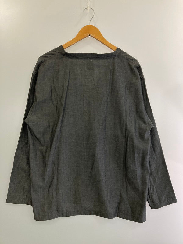 【中古品】【メンズ】 SOUTH2WEST8 サウスツーウエストエイト GL848 SIDE SLIT V NECK SHIRT Vネックシャツ 140-241202-cn-04-min サイズ：S カラー：グレー 万代Net店
