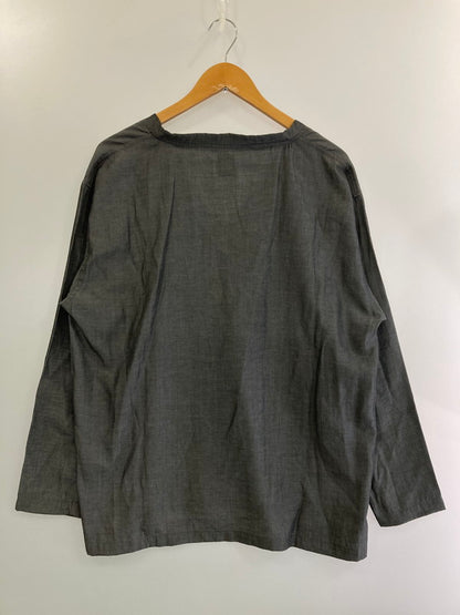 【中古品】【メンズ】 SOUTH2WEST8 サウスツーウエストエイト GL848 SIDE SLIT V NECK SHIRT Vネックシャツ 140-241202-cn-04-min サイズ：S カラー：グレー 万代Net店