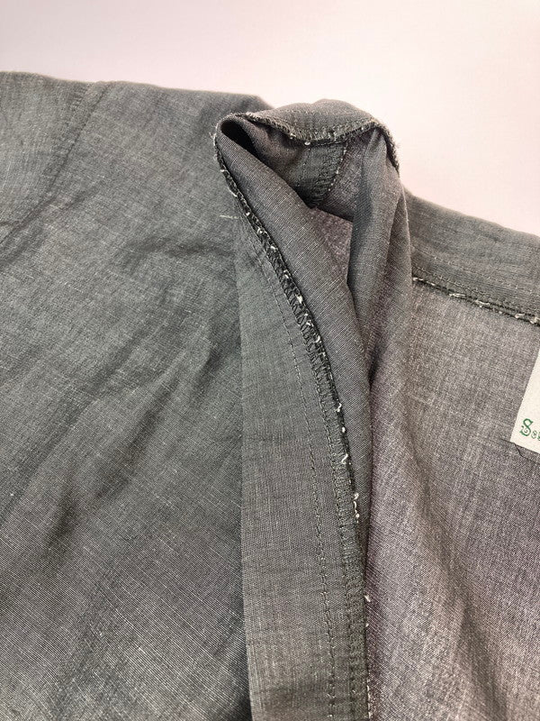 【中古品】【メンズ】 SOUTH2WEST8 サウスツーウエストエイト GL848 SIDE SLIT V NECK SHIRT Vネックシャツ 140-241202-cn-04-min サイズ：S カラー：グレー 万代Net店