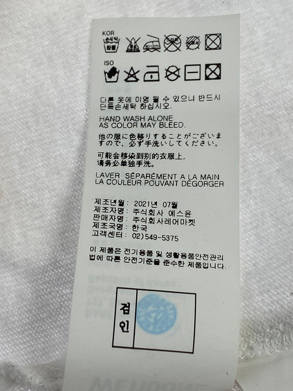 【現状渡し品】【メンズ】 WELLDONE ウェルダン WD-TP7-20-083-U-WH REMAKE LOGO LONG SLEEVE ロゴロングスリーブ トップス 142-241202-ks-03-min サイズ：S カラー：ホワイト 万代Net店