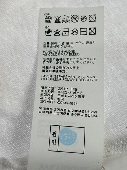 【現状渡し品】【メンズ】 WELLDONE ウェルダン WD-TP7-20-083-U-WH REMAKE LOGO LONG SLEEVE ロゴロングスリーブ トップス 142-241202-ks-03-min サイズ：S カラー：ホワイト 万代Net店