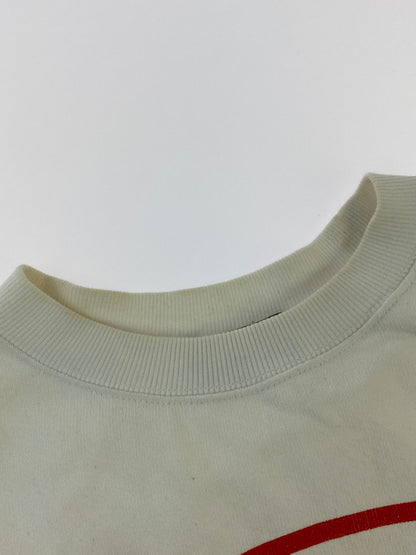 【現状渡し品】【メンズ】 WELLDONE ウェルダン WD-TP7-20-083-U-WH REMAKE LOGO LONG SLEEVE ロゴロングスリーブ トップス 142-241202-ks-03-min サイズ：S カラー：ホワイト 万代Net店