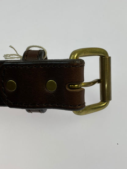 【中古品】【メンズ】  FREEWHEELERS-GREAT LAKES GMT.MFG.CO.- フリーホイーラーズ-グレイトレイクス 1937001 WOODSMAN BELT"DARK BROWN" ベルト 205-241207-AS-21-min サイズ：XL カラー：ブラウン 万代Net店