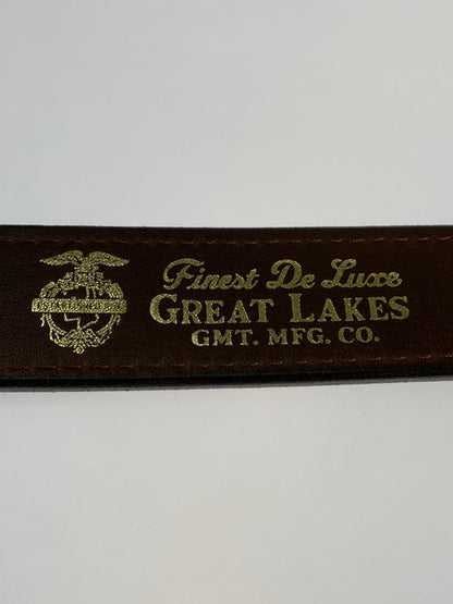 【中古品】【メンズ】  FREEWHEELERS-GREAT LAKES GMT.MFG.CO.- フリーホイーラーズ-グレイトレイクス 1937001 WOODSMAN BELT"DARK BROWN" ベルト 205-241207-AS-21-min サイズ：XL カラー：ブラウン 万代Net店