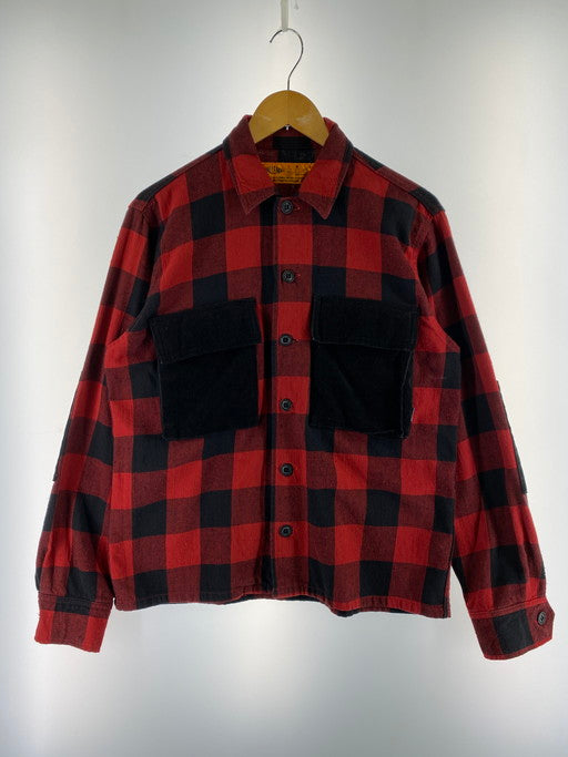 【中古品】【メンズ】 CHALLENGER チャレンジャー L S BUFFALO CHECK SHIRT 長袖シャツ チェックシャツ 142-241204-AS-2-min サイズ：S カラー：レッド/ブラック 万代Net店