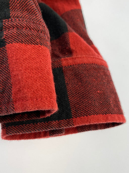 【中古品】【メンズ】 CHALLENGER チャレンジャー L S BUFFALO CHECK SHIRT 長袖シャツ チェックシャツ 142-241204-AS-2-min サイズ：S カラー：レッド/ブラック 万代Net店