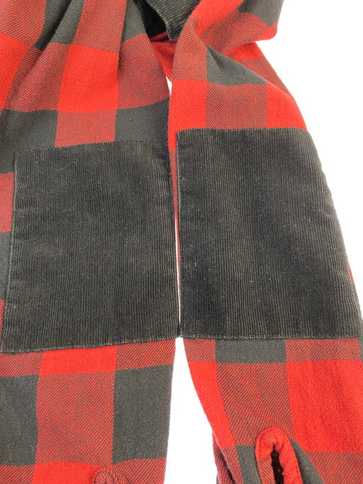 【中古品】【メンズ】 CHALLENGER チャレンジャー L S BUFFALO CHECK SHIRT 長袖シャツ チェックシャツ 142-241204-AS-2-min サイズ：S カラー：レッド/ブラック 万代Net店