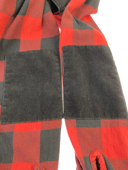 【中古品】【メンズ】 CHALLENGER チャレンジャー L S BUFFALO CHECK SHIRT 長袖シャツ チェックシャツ 142-241204-AS-2-min サイズ：S カラー：レッド/ブラック 万代Net店