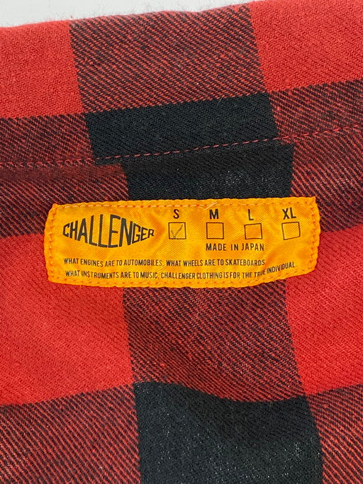 【中古品】【メンズ】 CHALLENGER チャレンジャー L S BUFFALO CHECK SHIRT 長袖シャツ チェックシャツ 142-241204-AS-2-min サイズ：S カラー：レッド/ブラック 万代Net店