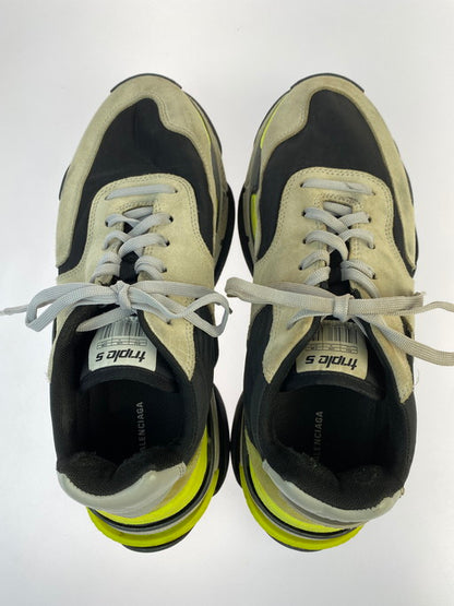 【中古品】【メンズ】 BALENCIAGA バレンシアガ 533888 TRIPLE S TRAINERS 靴 シューズ スニーカー 162-241207-AS-4-min サイズ：27.5cm カラー：グレー/ブラック/イエロー系 万代Net店