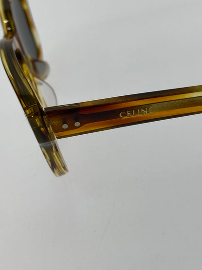 【中古品】【メンズ/レディース】 CELINE セリーヌ SUNGLASSES CL40061F ウェリントン ミラーサングラス アイウェア 183-241203-yn-02-min サイズ：53□16 150 カラー：ブラウン系 万代Net店