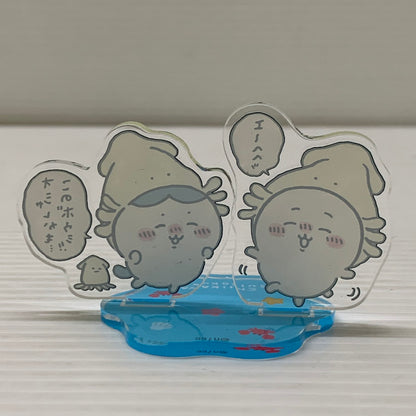 【中古品】 ちいかわ 水族館 アクリルスタンド ハチワレ アクリルパネル ちいかわジオラマアクリルスタンド 039-260225-em-14-min 万代Net店