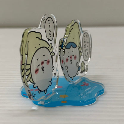 【中古品】 ちいかわ 水族館 アクリルスタンド ハチワレ アクリルパネル ちいかわジオラマアクリルスタンド 039-260225-em-14-min 万代Net店