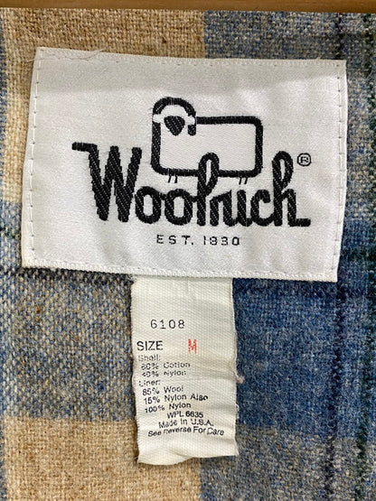 【中古品】【メンズ】 WOOLRICH ウールリッチ 6108 USA製 白タグ 70S MOUNTAIN PARKA アウター マウンテンパーカー 146-241208-AS-6-min サイズ：M カラー：ブルー 万代Net店